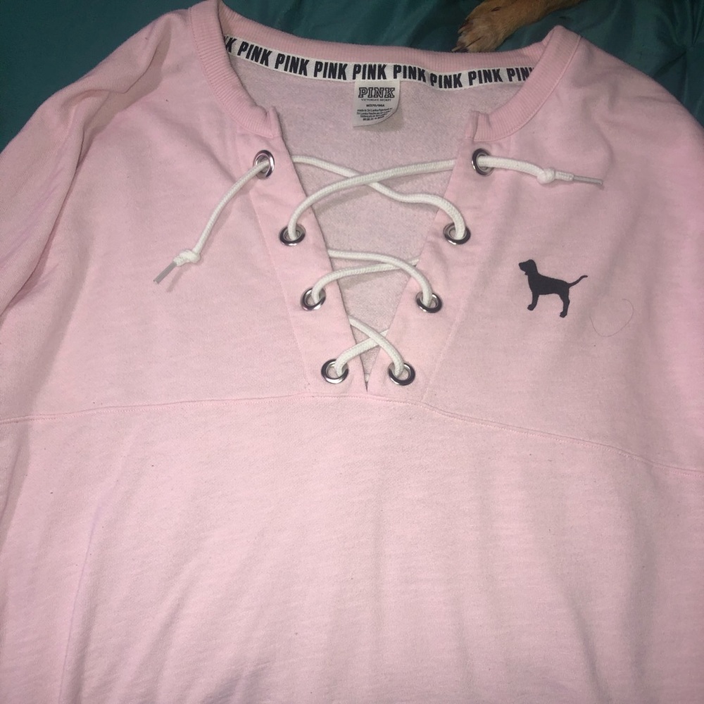 Long sleeve pink shirt